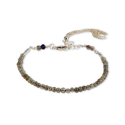 Image of BeChristensen Madison Labradorite 925 sterling sølv armbånd blank, model BEC_2016-76