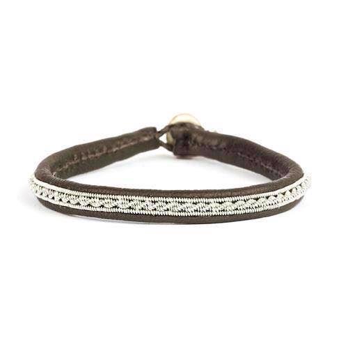 Image of BeChristensen rensdyrskind Samer armbånd FJELL , model BEC_5106-44