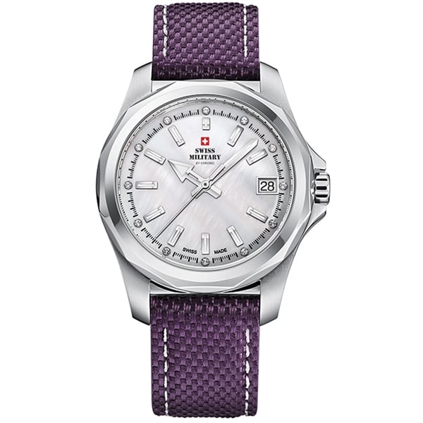 Ladies Rustfri Stål batteridrevet quartz - Ronda 715 Dame ur fra Swiss Military Hanowa, SM34069.03