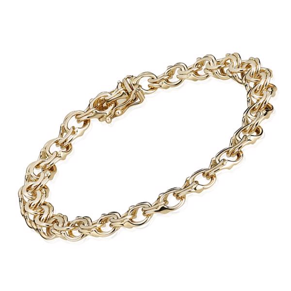 Bismark 14 karat armbånd 5,40 mm - 18,5 cm