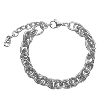 Armbånd i stål Chunky, fra Blicher Fuglsang