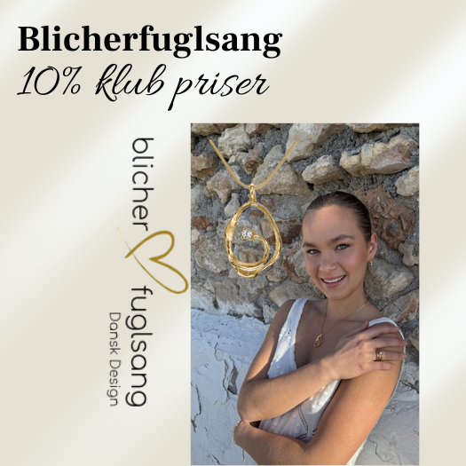 Blicherfuglsangs smykkerne - fuld kollektion hos Guldsmykket.dk