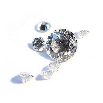 Wesselton SI diamanter fattet i egen ring, 0,10 carat