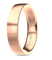 Design selv ringe CN.1009 i 14 kt rosaguld herrering