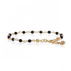 Image of Carré Pearl Jam sølv Armbånd forgyldt, model FB0929BA
