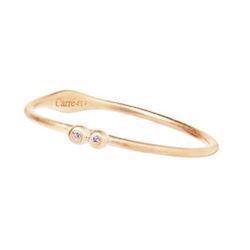 Image of Carré My Precious 10 kt guld Fingerring matteret, model TR2943DI