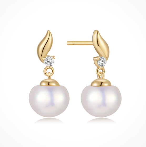 Sølvforgyldt ørestikker, fra Støvring Design