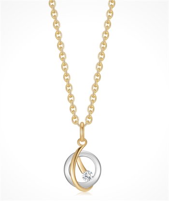 Sølvforgyldt halskæde, fra Støvring Design