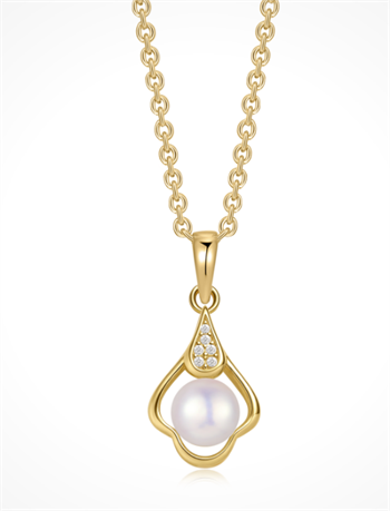 Sølvforgyldt halskæde, fra Støvring Design