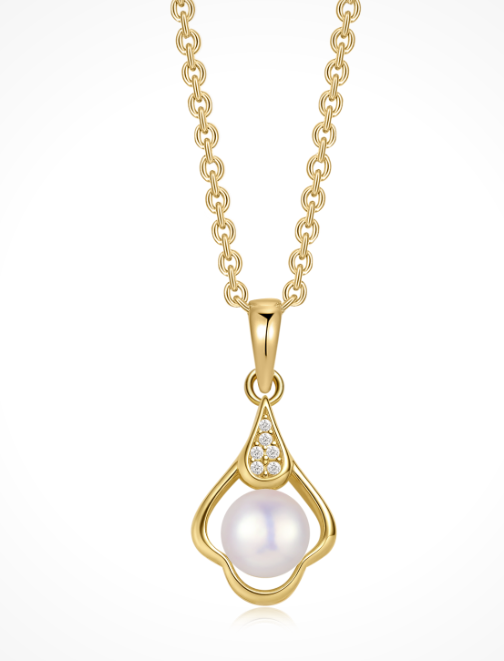 Sølvforgyldt halskæde, fra Støvring Design