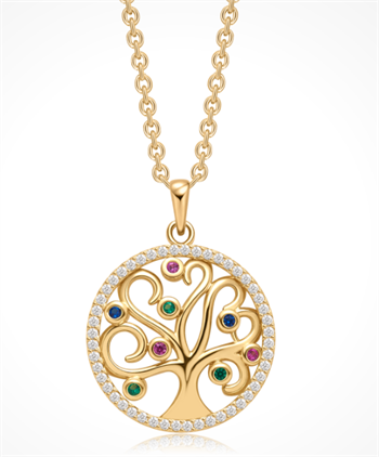 Sølvforgyldt halskæde, fra Støvring Design