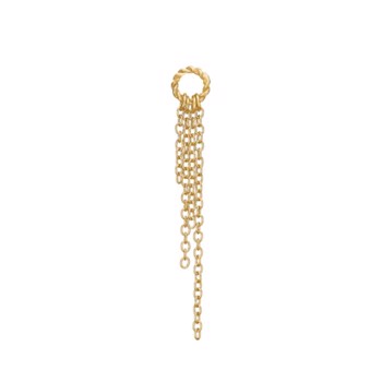 18 kt. Forgyldt Charm/Vedhæng med kæder Fra Carré
