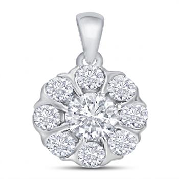 14 kt hvidguld Florea vedhæng med i alt 0,245 ct Diamant GH/VS-SI