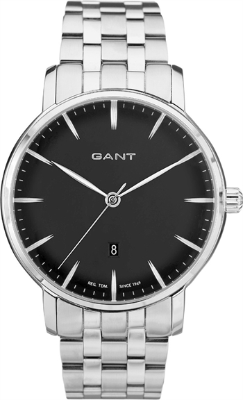 Gant Franklin Black Metal herreur i stål, W70433