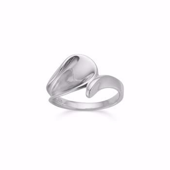 Guld & Sølv Design sølv ring med emalje i 925 sterling sølv