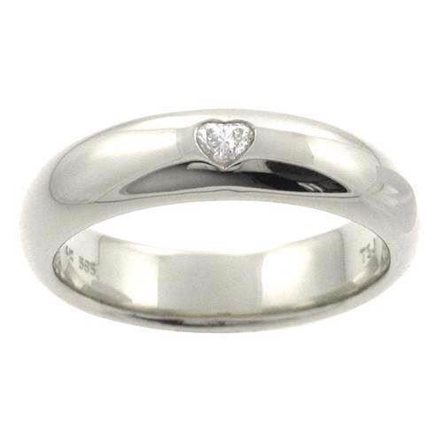 Image of Houmann Classic 14 karat hvidguld Fingerring blank, model E012039