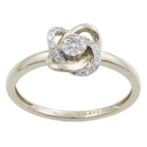 Image of Houmann 14 kt hvidguld Fingerring rhodineret, model E012196