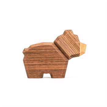 Fablewood Bjørne ungen - Træ figur sammensat med magneter