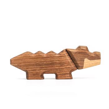 Fablewood Krokodille ungen - Træ figur sammensat med magneter
