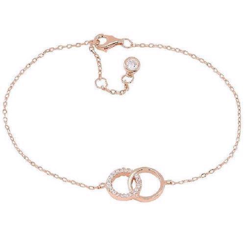 Image of Joanli Nor Anna rosaforgyldt sterling sølv Armbånd med blank overflade