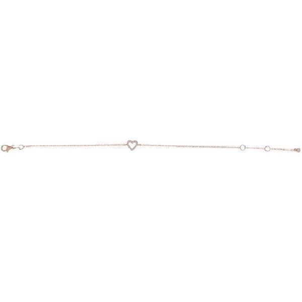 Image of Joanli Nor Aida rosaforgyldt sterling sølv Armbånd med blank overflade