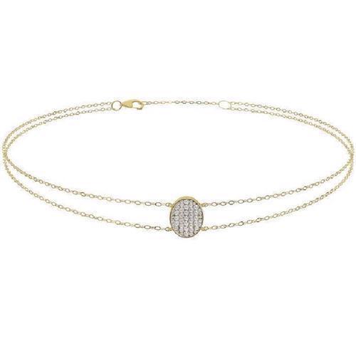 Image of Joanli Nor Aya forgyldt sterling sølv Armbånd med blank overflade