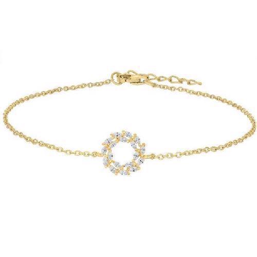 Image of Joanli Nor Bibbi forgyldt sterling sølv Armbånd med blank overflade