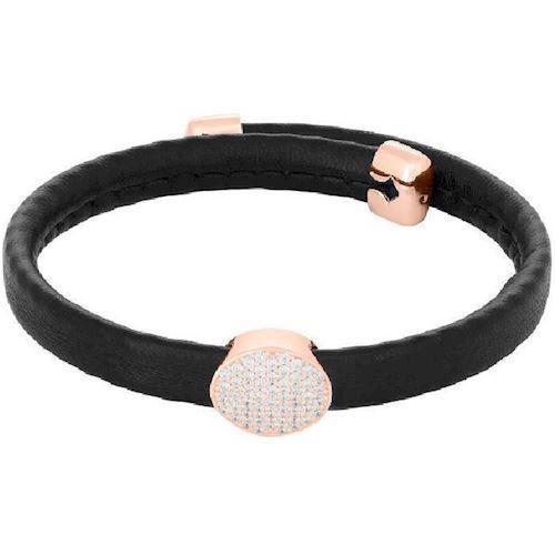 Image of Joanli Nor Aya rosaforgyldt sterling sølv Armring med blank overflade