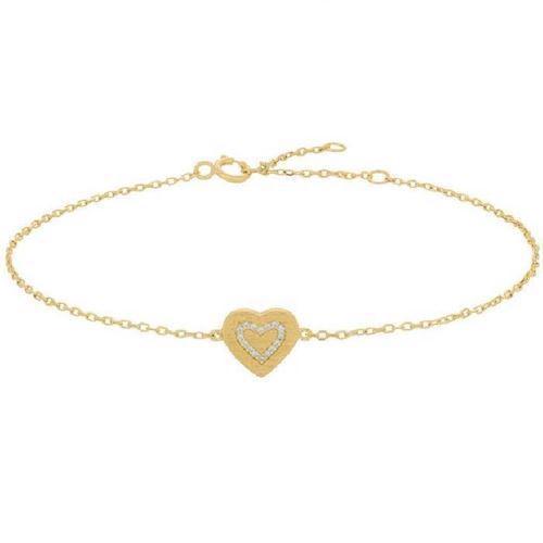 Image of Joanli Nor Becky forgyldt sterling sølv Armbånd med blank overflade