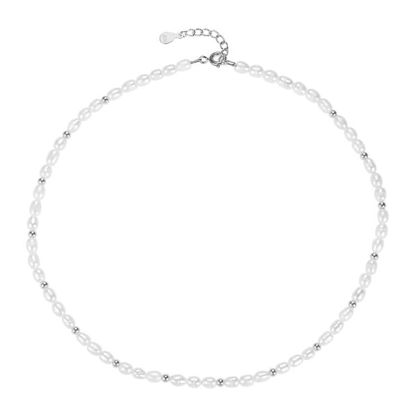 Ava -  sølv perlehalskæde fra MerlePerle