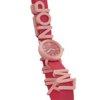 Moschino pink pigeur med bogstaver
