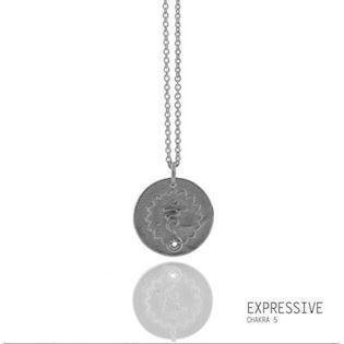 Mitos Namaste sølv vedhæng, rustik, Expressive*