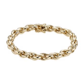 14 karat Night Chain 6,5 mm som armbånd eller halskæde