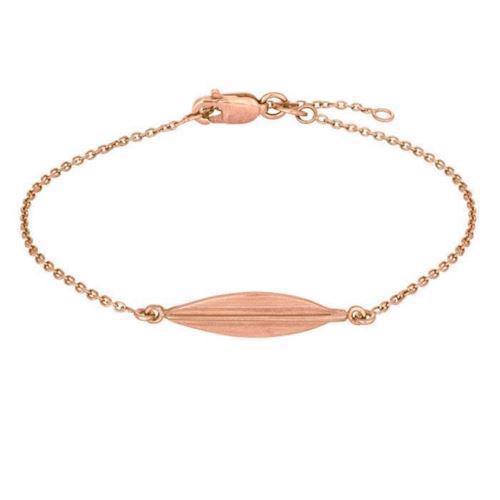 Image of Nordahl Folium 925 Sterling sølv Collier med rosa forgyldt overflade, model 825455-4