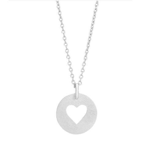 Image of Nordahl VALENTINE 925 sterling sølv collier med blank overflade, model 825735