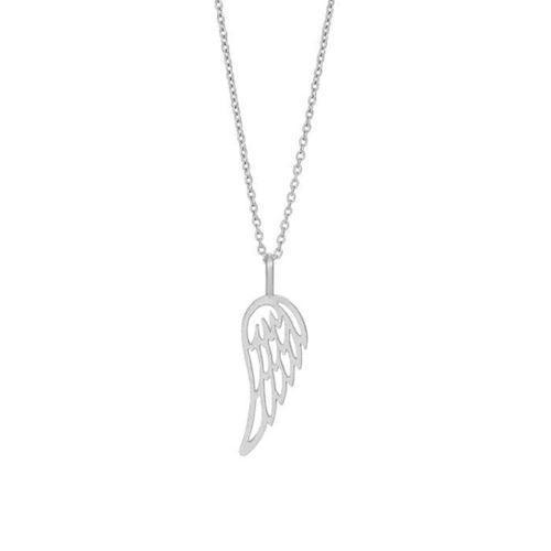 Image of Nordahl Fly Sterling sølv Halskæde med vedhæng med Mat sandblæst overflade, model 825746