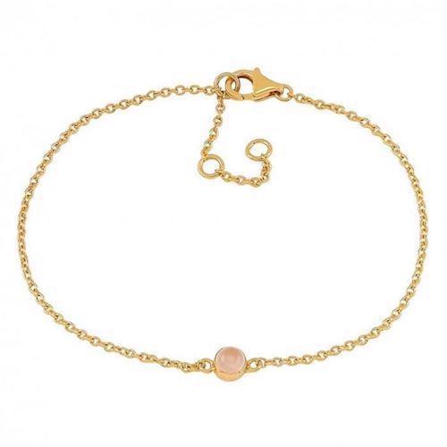 Image of Nordahl SWEETS 925 sterling sølv armbånd med forgyldt overflade, model 829000-3