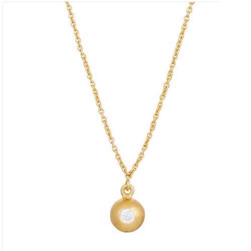Image of Nordahl LIGHT 925 sterling sølv collier med forgyldt overflade, model 829513-3