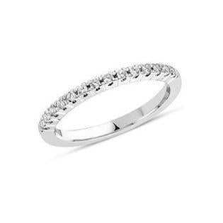 14 karat hvidgulds ring fra Nuran med 0,24 carat diamant