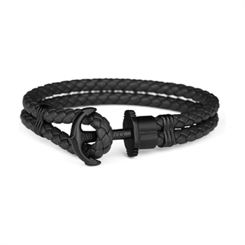 Paul Hewitt PHREP Armbånd sort 22 cm - PH-PH-L-B-B-XXXL