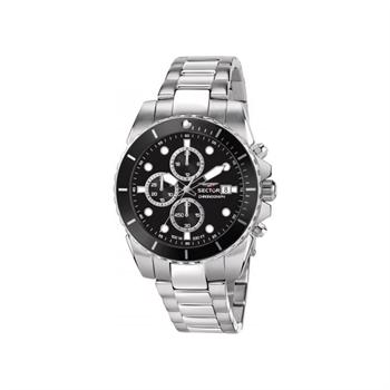 Sector Sector 450 Chronograph Rustfrit stål Quartz Herre ur