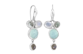 Sølv ørehænger - Ocean Crush