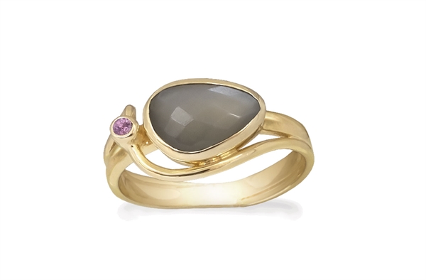 Forgyldt ring - Breezy