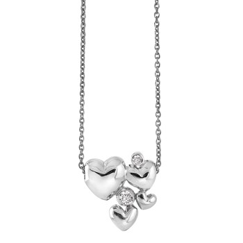 Rabinovich Heart Alliance 925 Sterling sølv Collier Oxideret, model 63016170