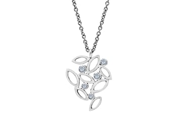 Sølv collier - Artistic Bunch