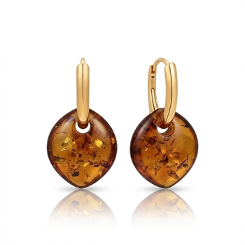 Sølvforgyldt creoler, fra Støvring Design