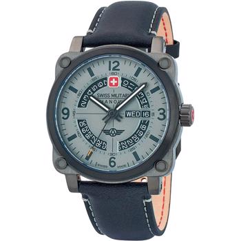 Swiss Militay By Hanowa Aerograph PVD coated stål quartz herre ur, model SMWGB2101140