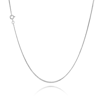 Panser Facet 925 sterling sølv halskæde, 1,8 mm / tråd 0,55 - længde 55 cm
