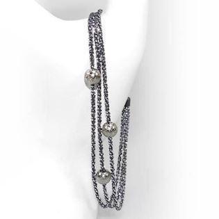 San - Link of joy Starlight Beads 925 sterling sølv halskæde oxyderet
