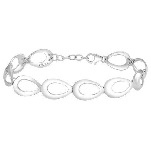 Image of Siersbøl sterling sølv Armbånd med blank overflade